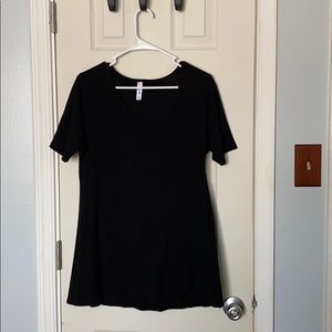Long black flare out top